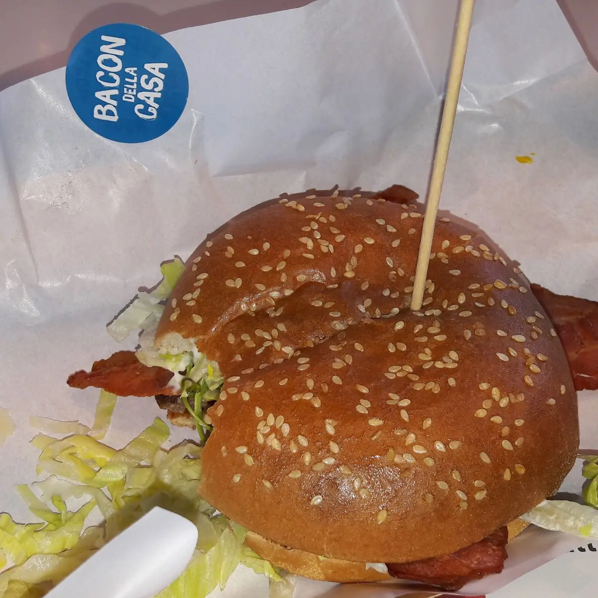 Selbst Zusammengestellter Hamburger