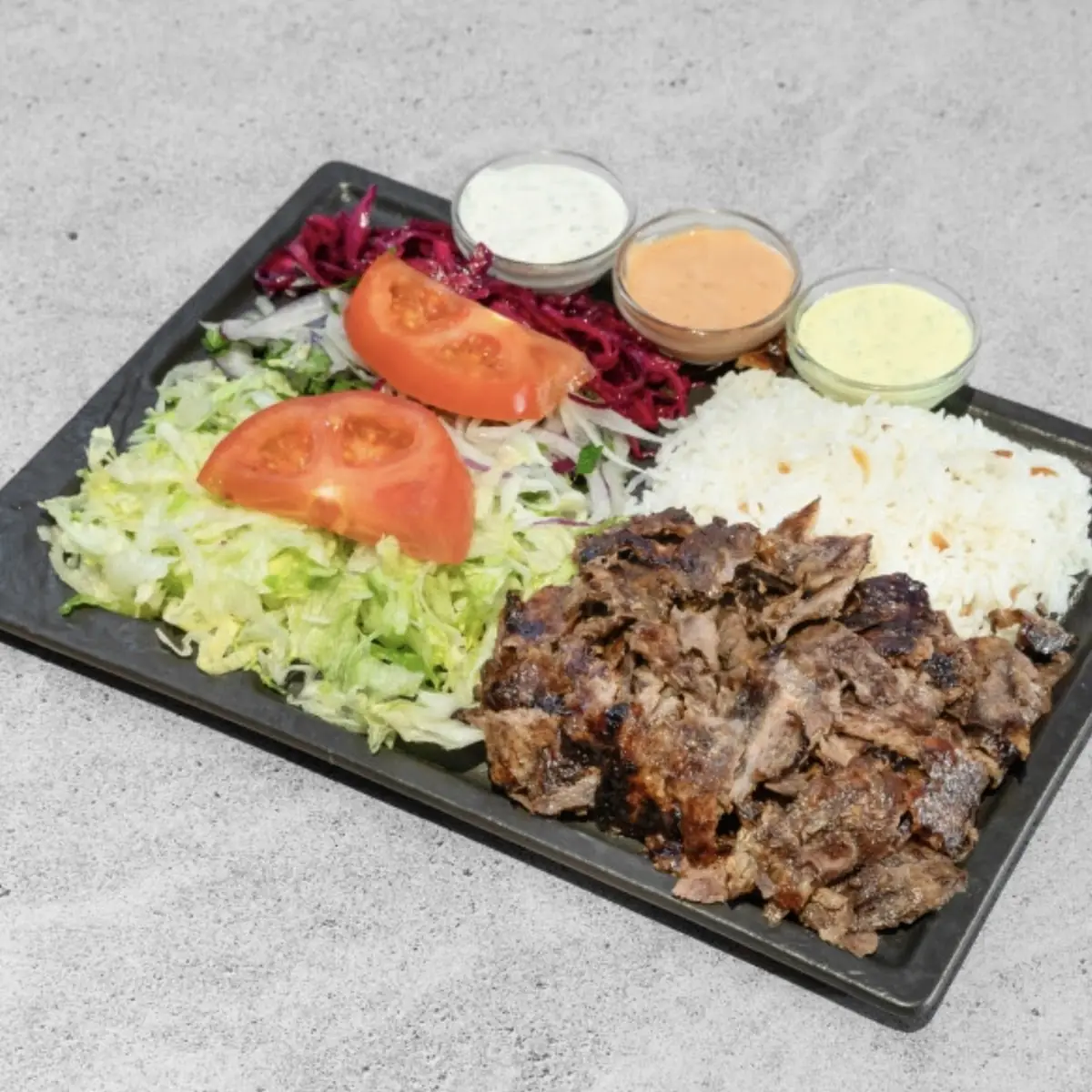 Beef Kebab Teller