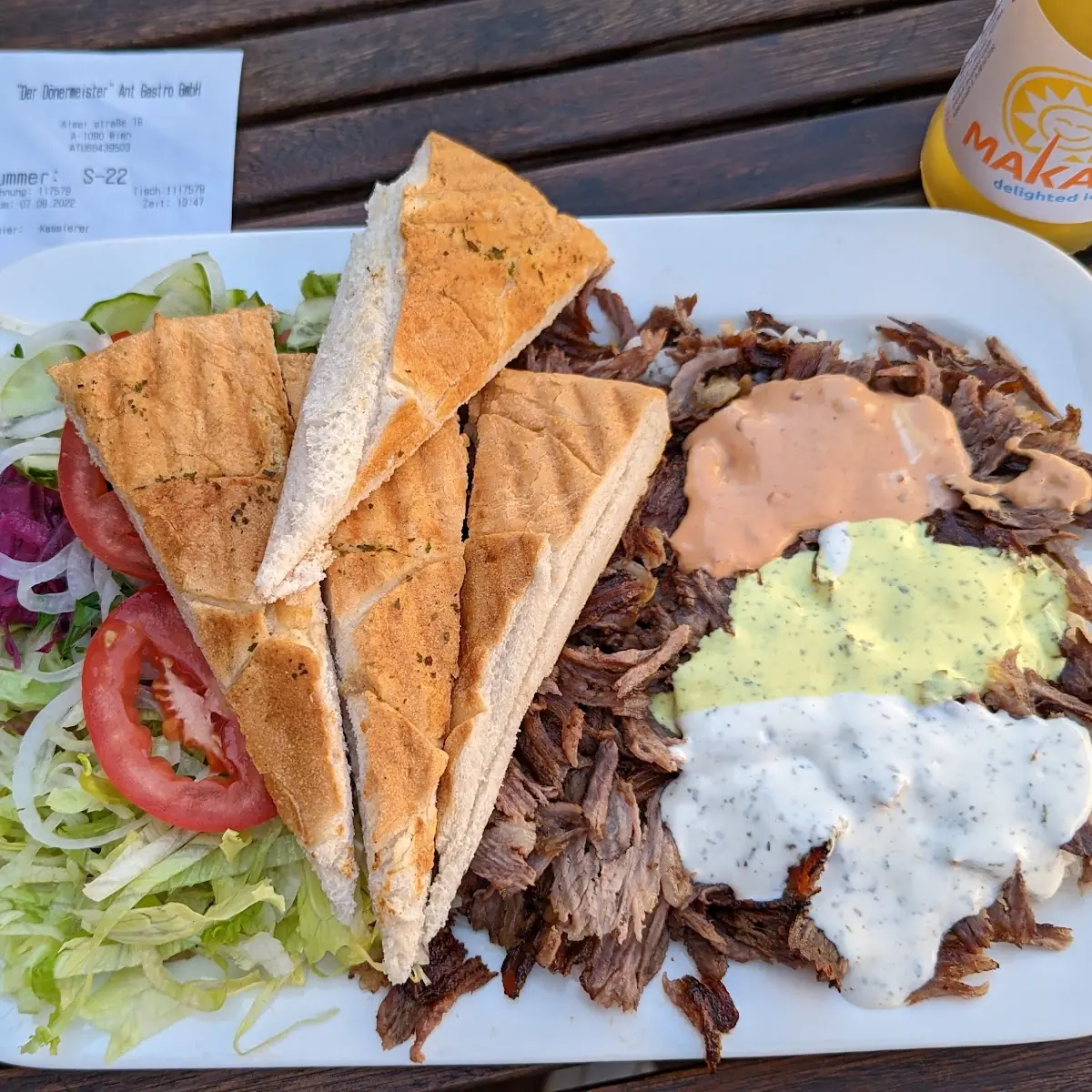Döner Teller Vom Rind