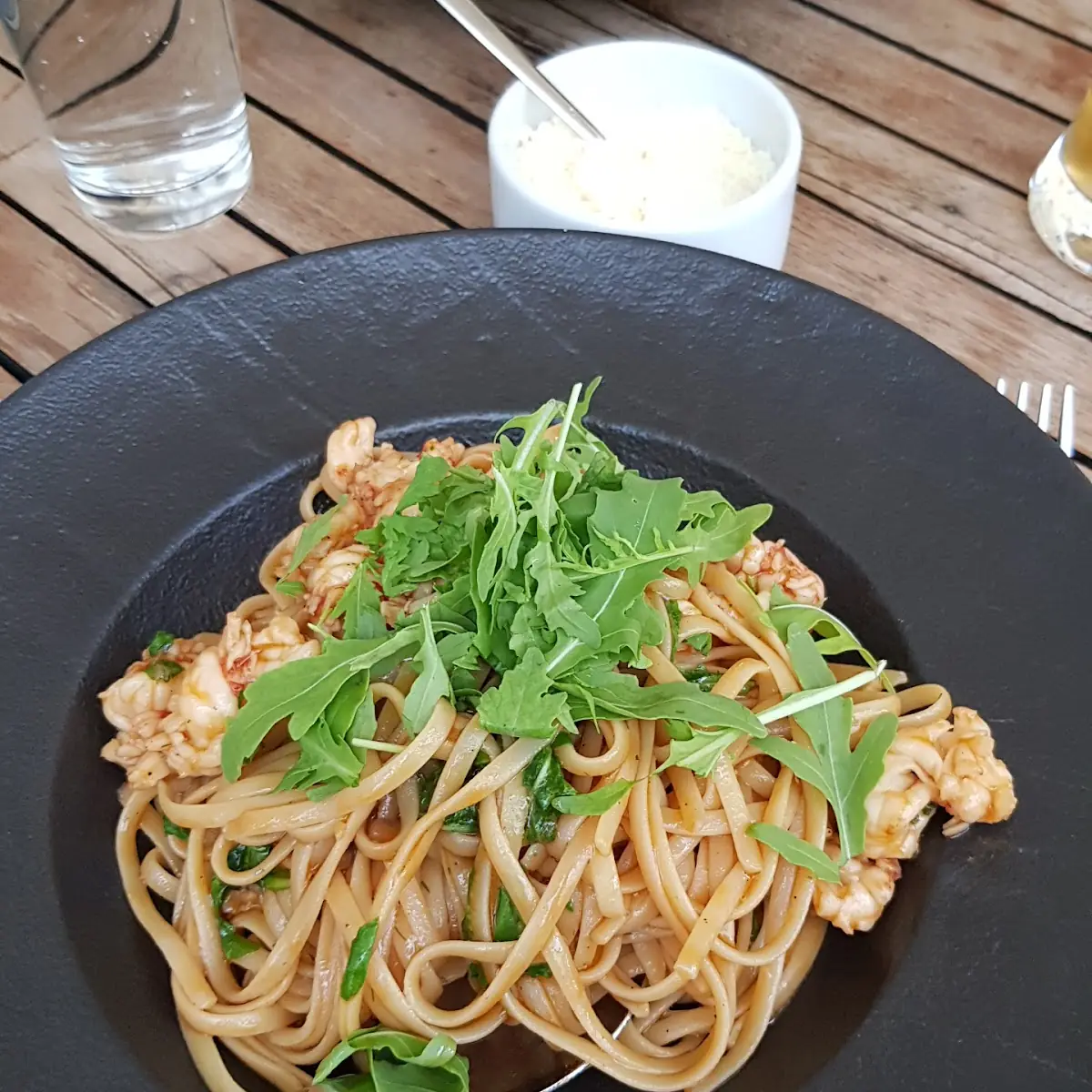 Linguine Gamberi E Rucola