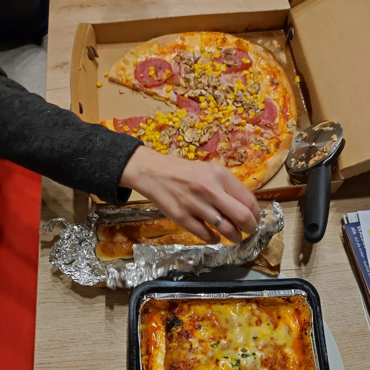 Lasagne Pizza Stangen