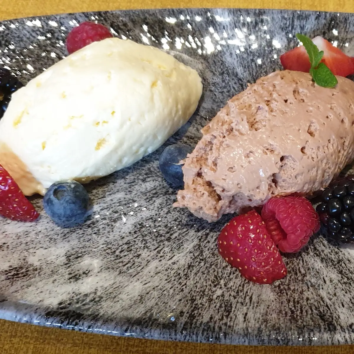 Dreierlei Schokoladenmousse