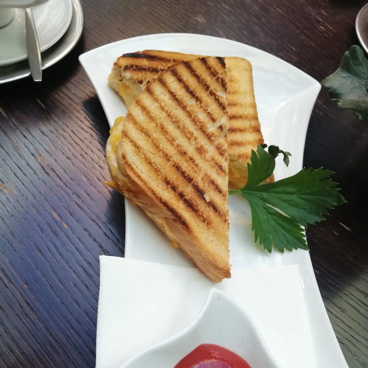 Toast Mit Räucherlachs