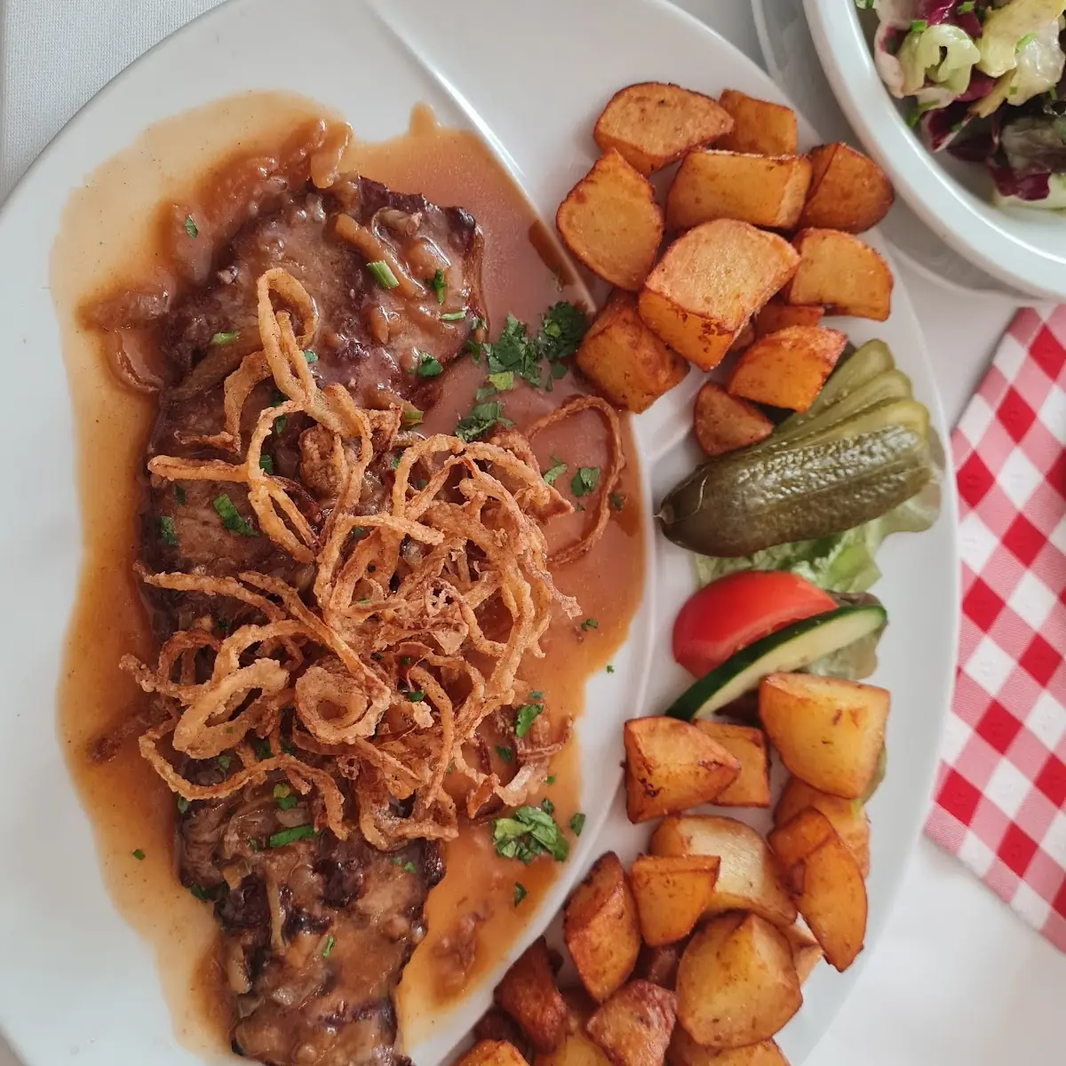 Zwiebelrostbraten
