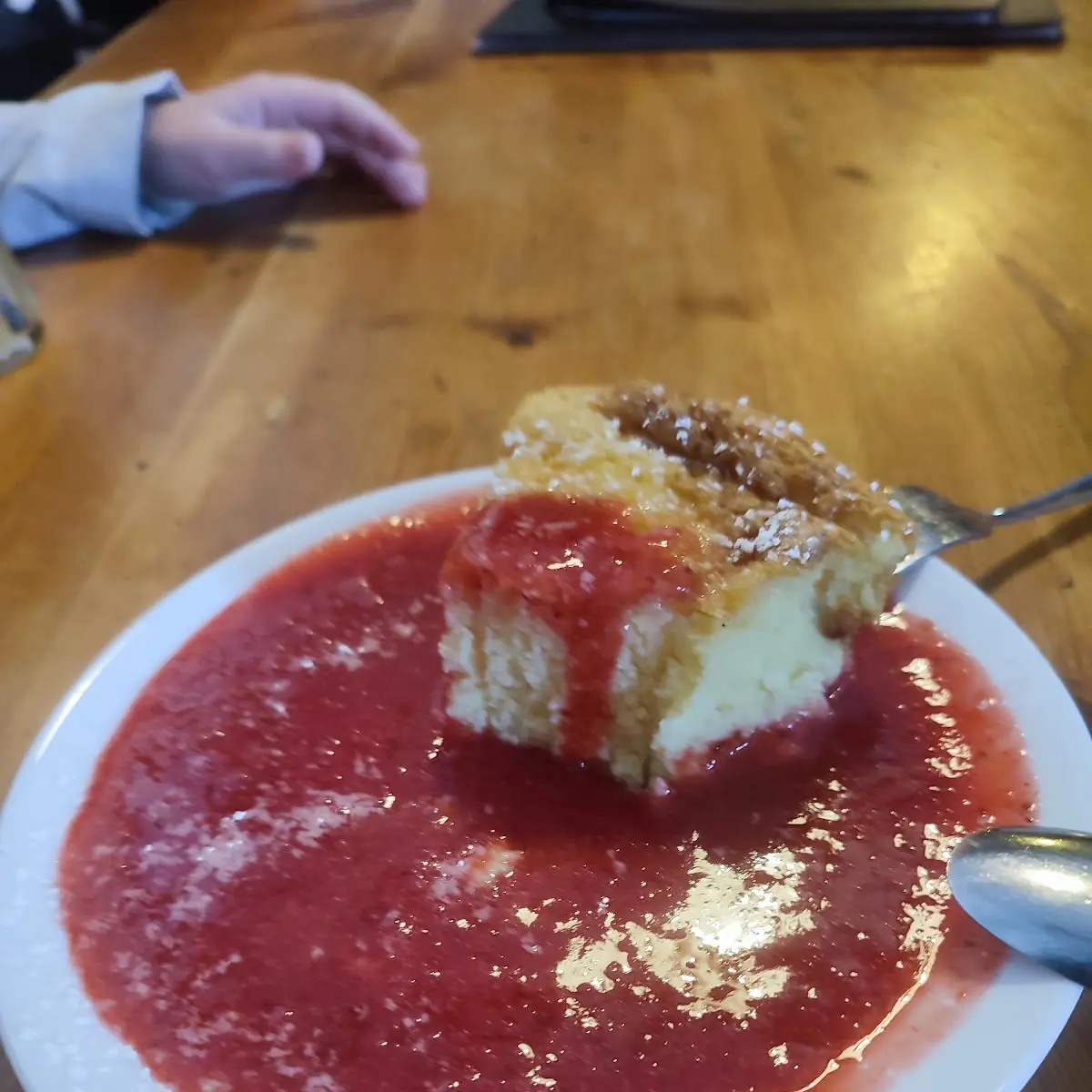 Grießauflauf Mit Erdbeersauce