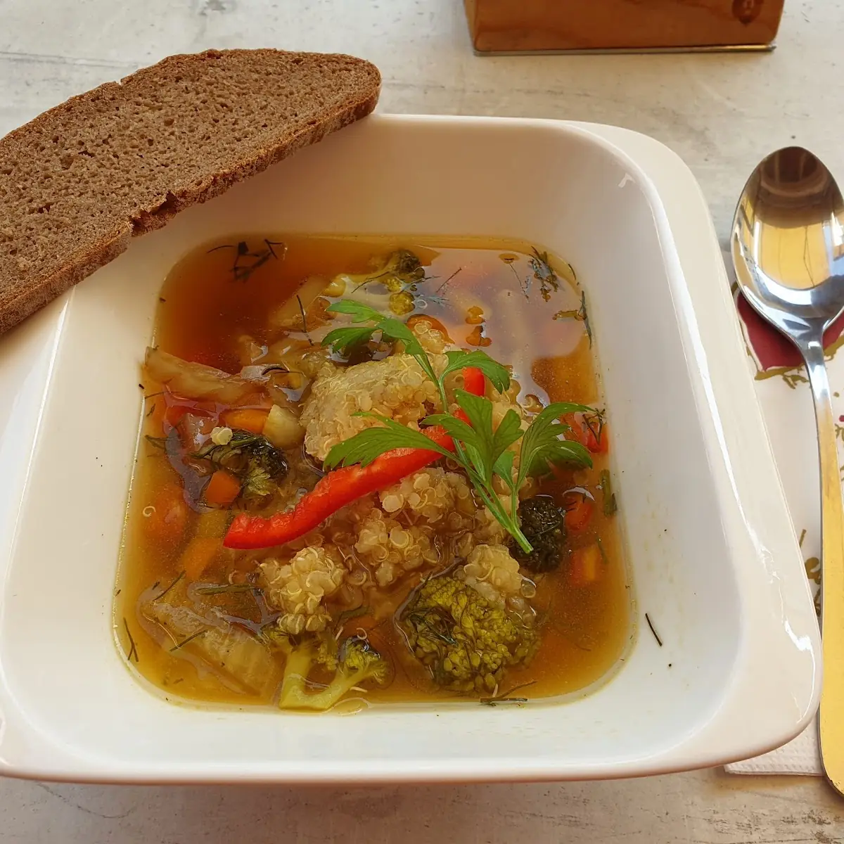 Gemüsesuppe Vegan