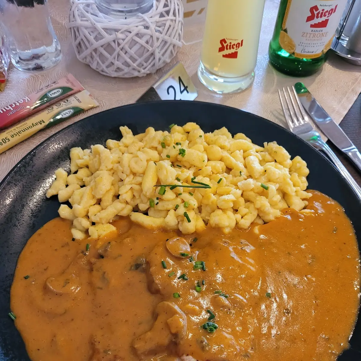 Schnitzel Mit Spätzle