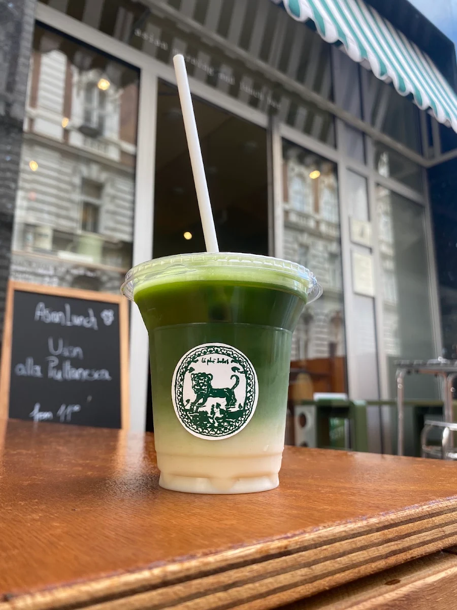 Iced Matcha with Oat Milk