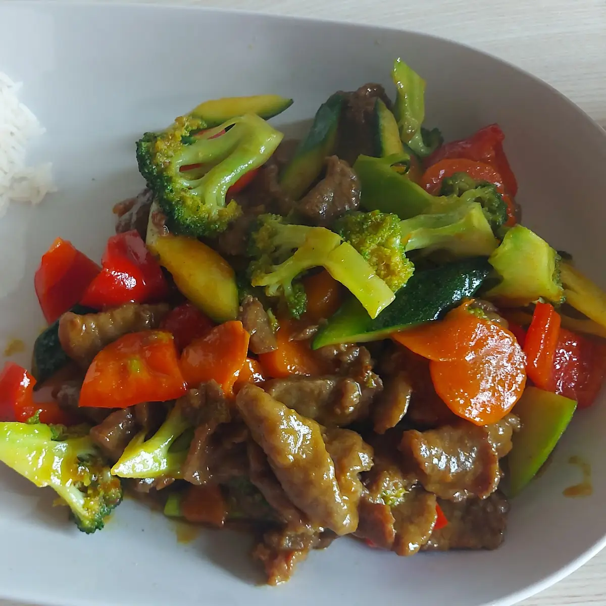 Rindfleisch Mit Curry