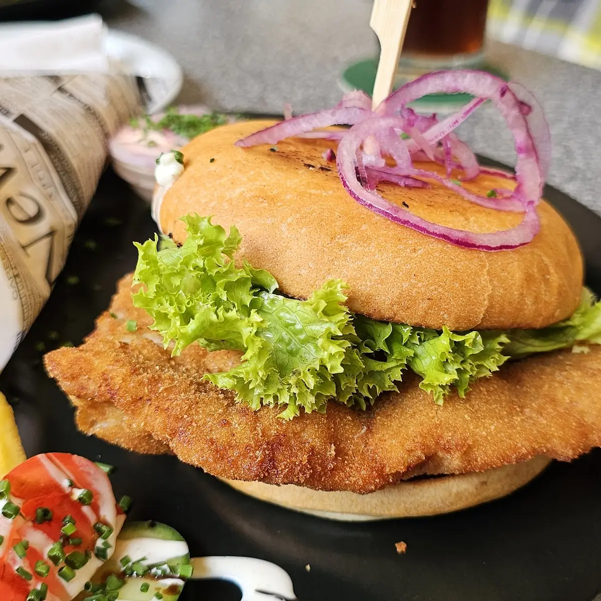 Burger Schnitzel