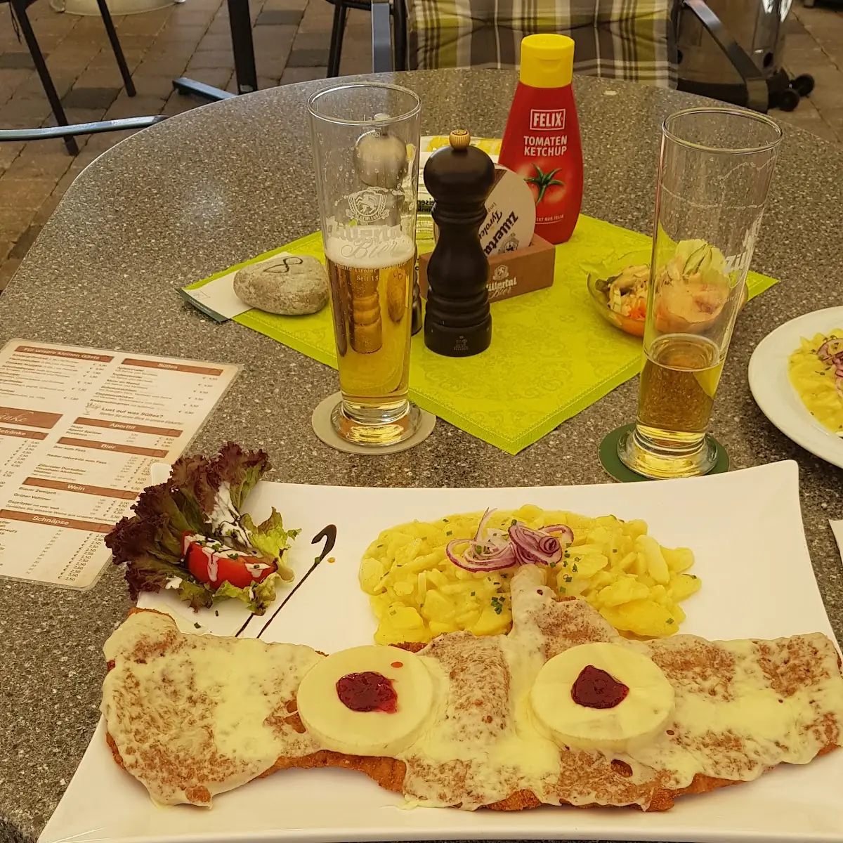 Hausgemachten Kartoffelsalat