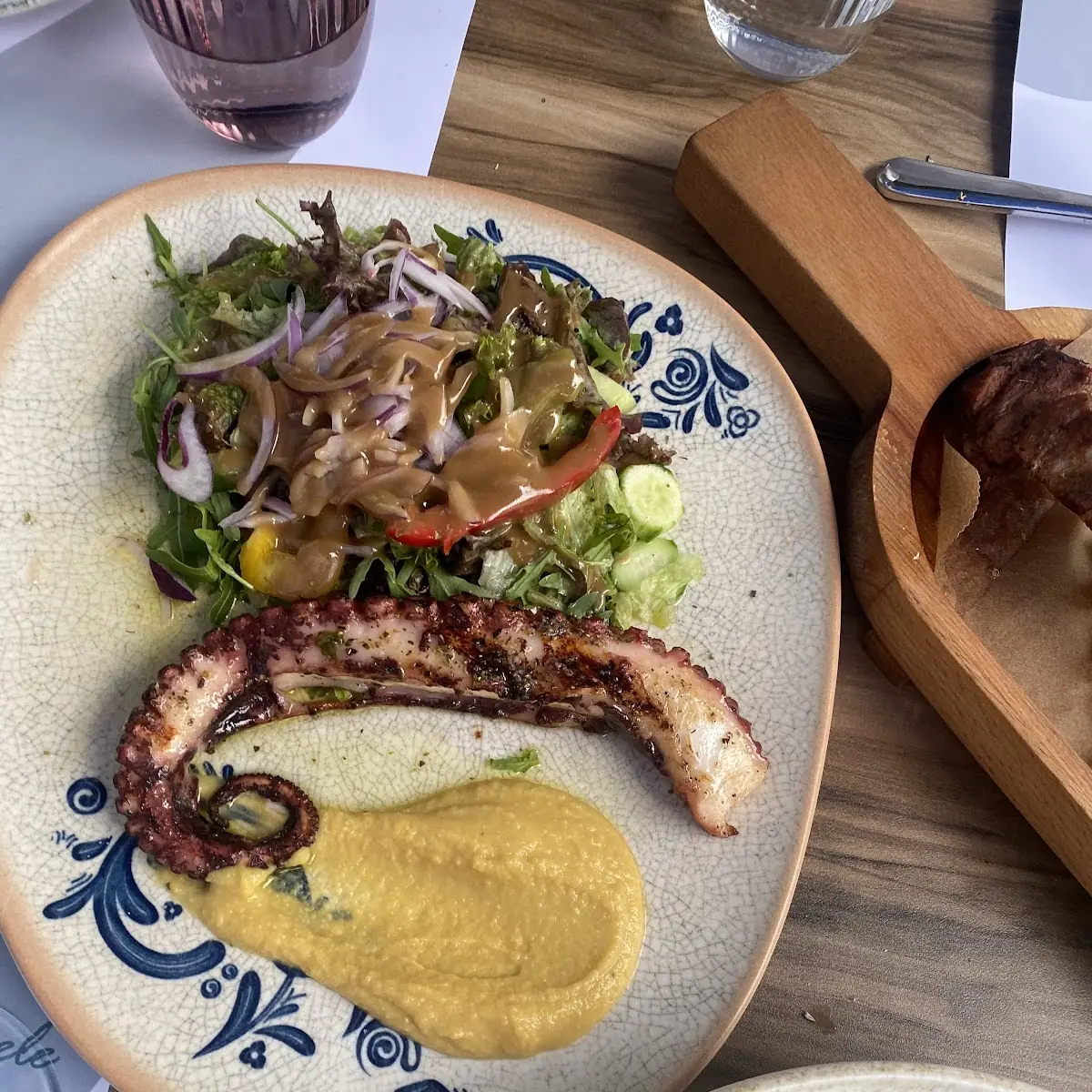 Oktapus Gegrillt