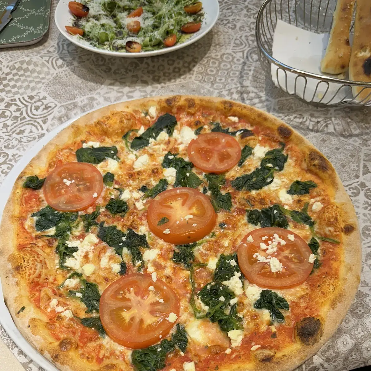 Pizza Spinat