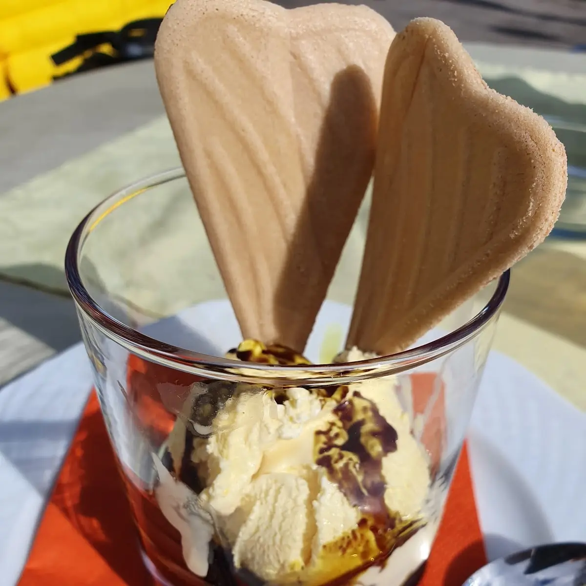 Vanilleeis Mit Kürbiskernöl