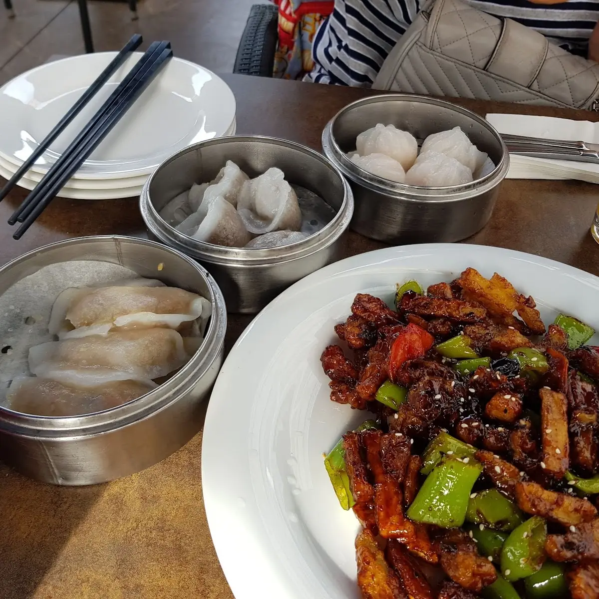 Dimsum And Fried Eggplant, Aming Dim Sum Profi