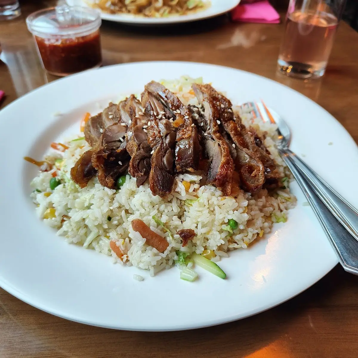 Ente Mit Gebratenem Reis, Aming Dim Sum Profi