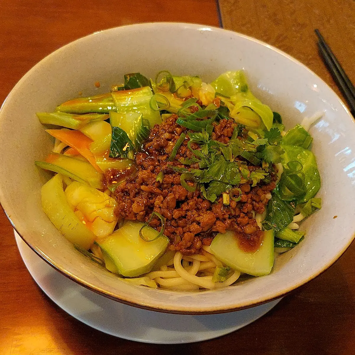 Nudeln Mit Chiliöl Und Faschiertem, Aming Dim Sum Profi