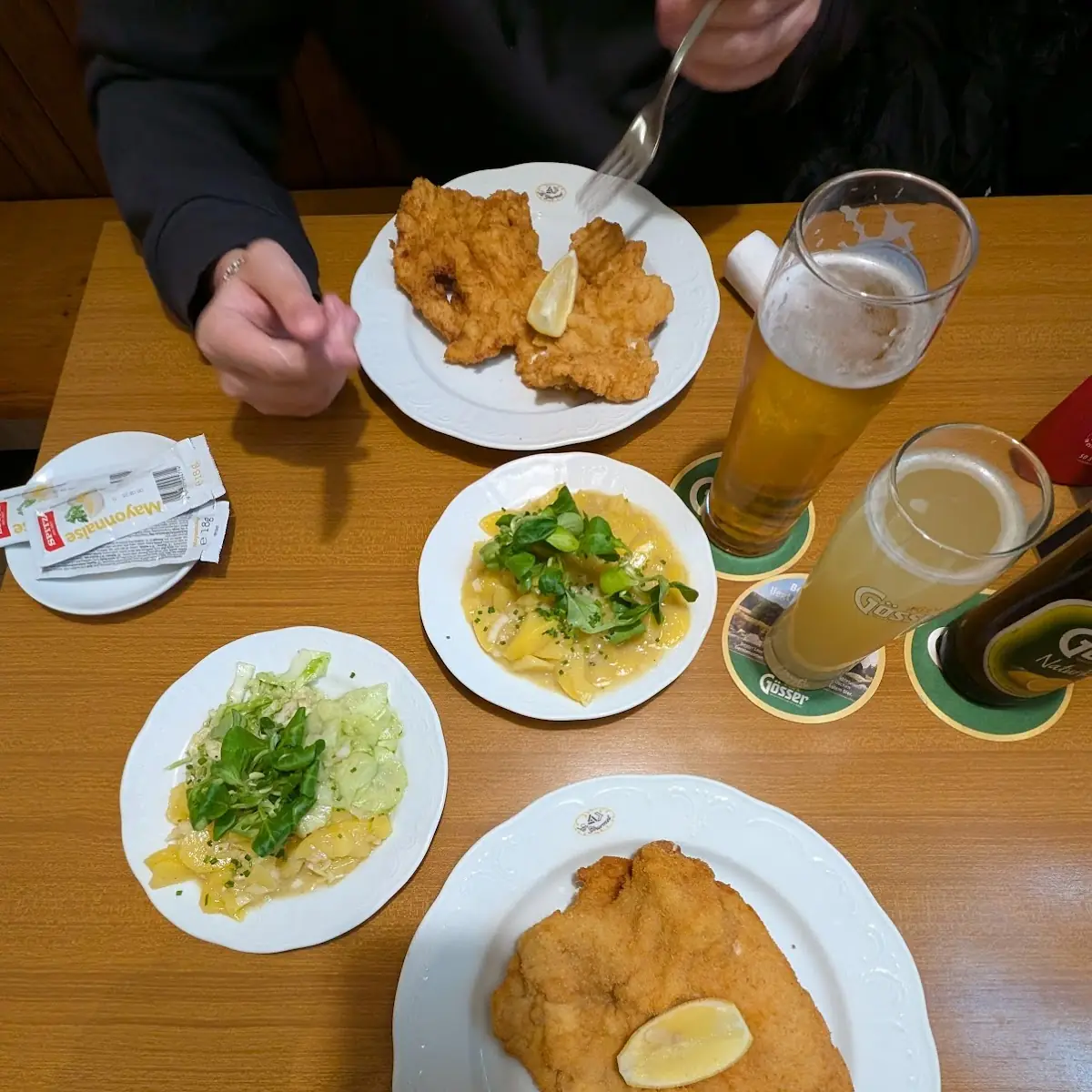 Schnitzel Mit Kartoffeln