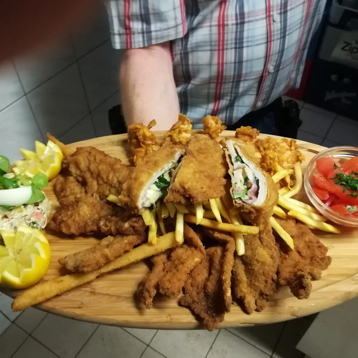 Schnitzel Platte