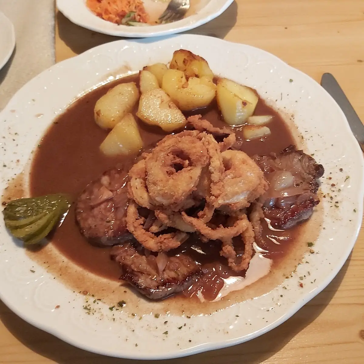 Zwiebelrostbraten