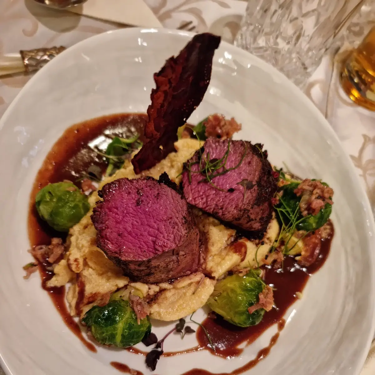 Hirschrückensteak