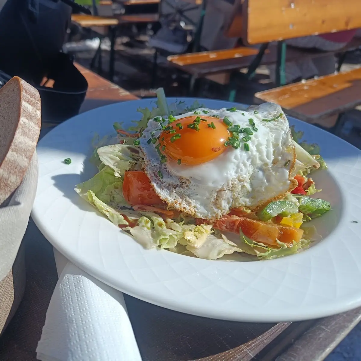 Treff 2000 Salat Auf Nachfrage Mit Ei Statt Speck