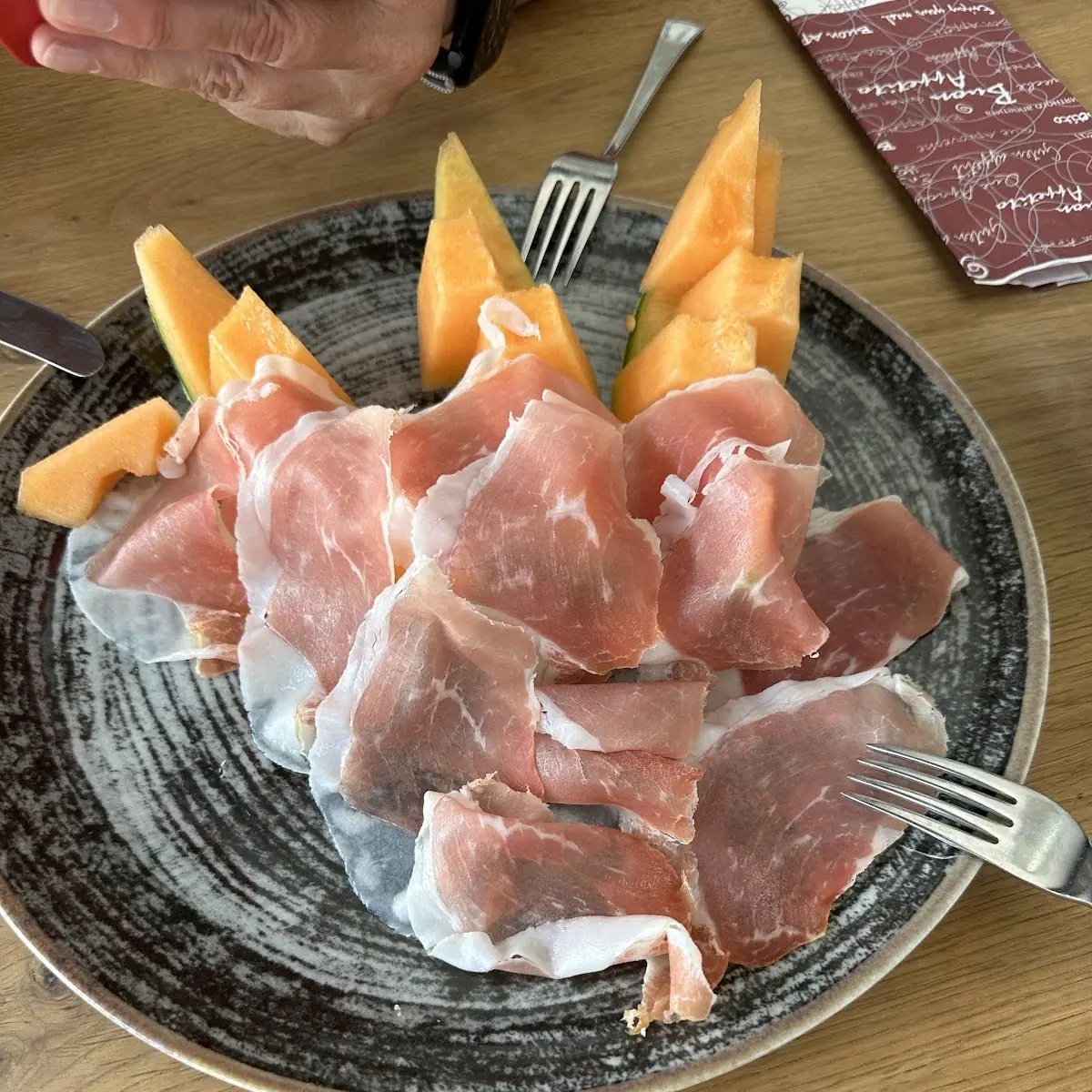 Schinken Melone