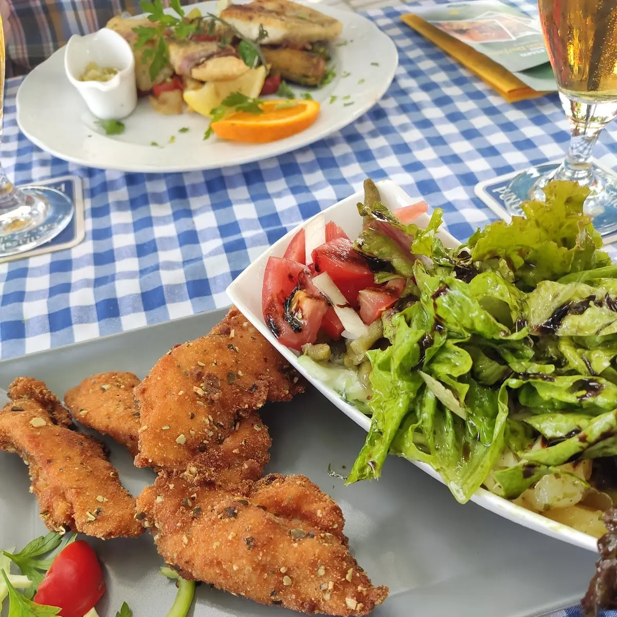 Backhendlsalat