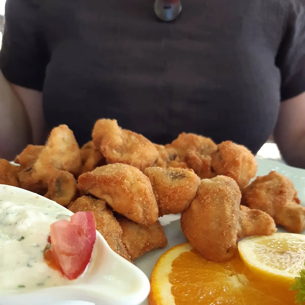 Gebackene Champignons Mit Hausgemachter Sauce Tartare