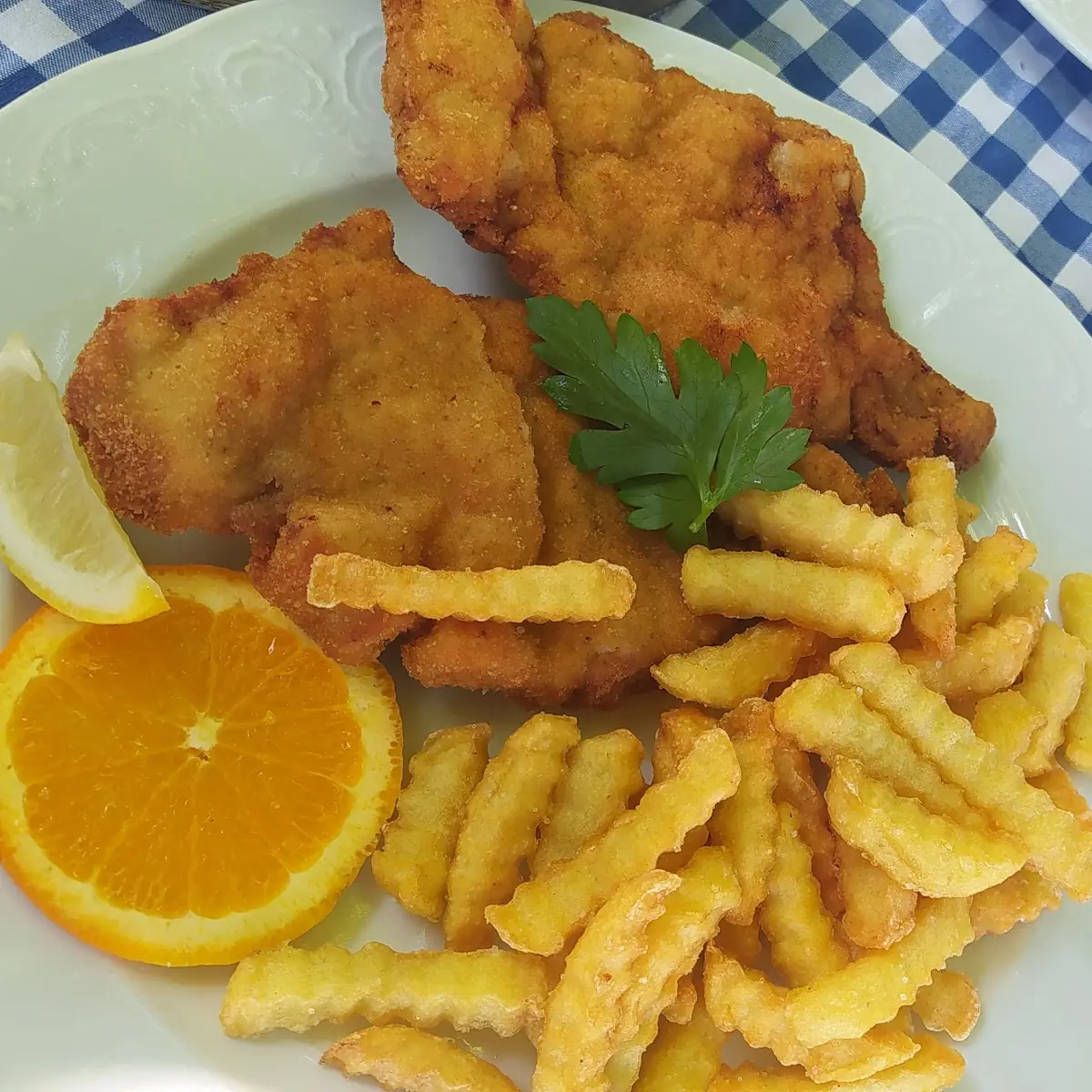 Panierte Hühnerleber