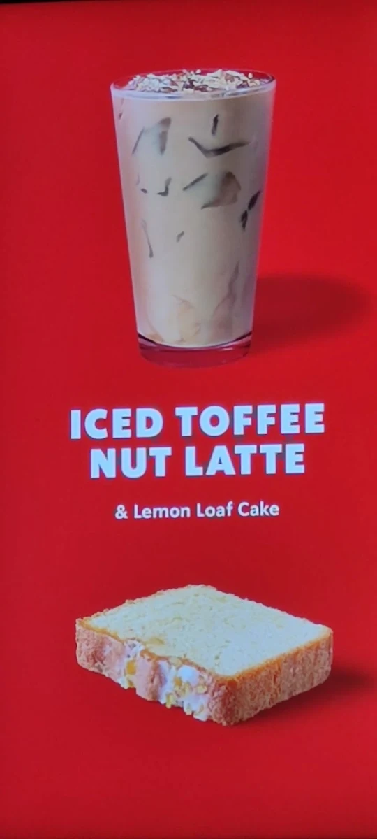 Iced Toffee Latte