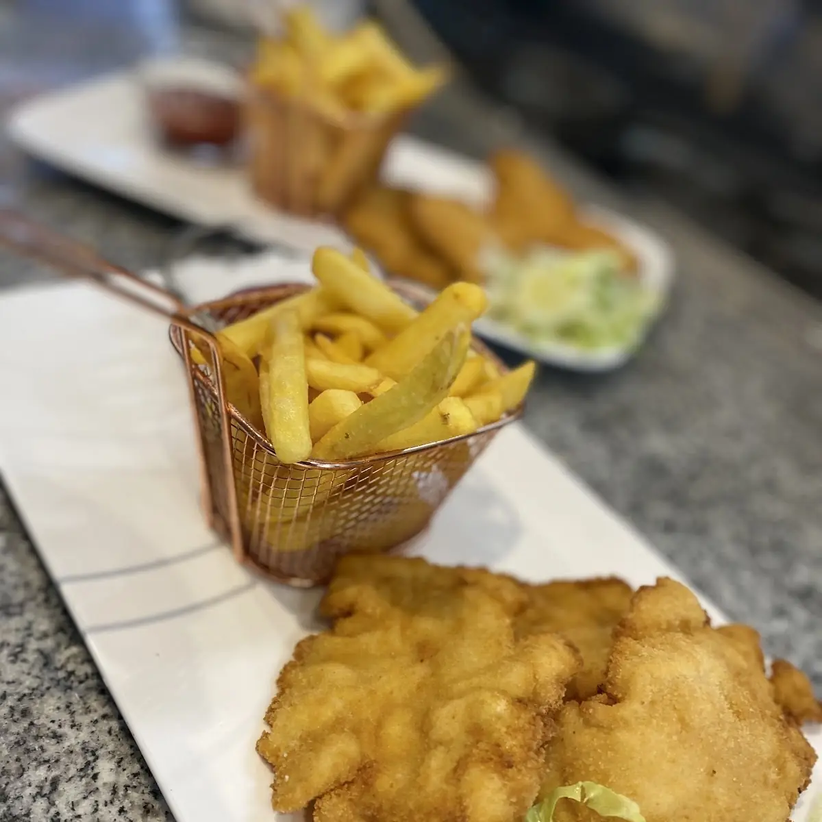 Schnitzel Teller