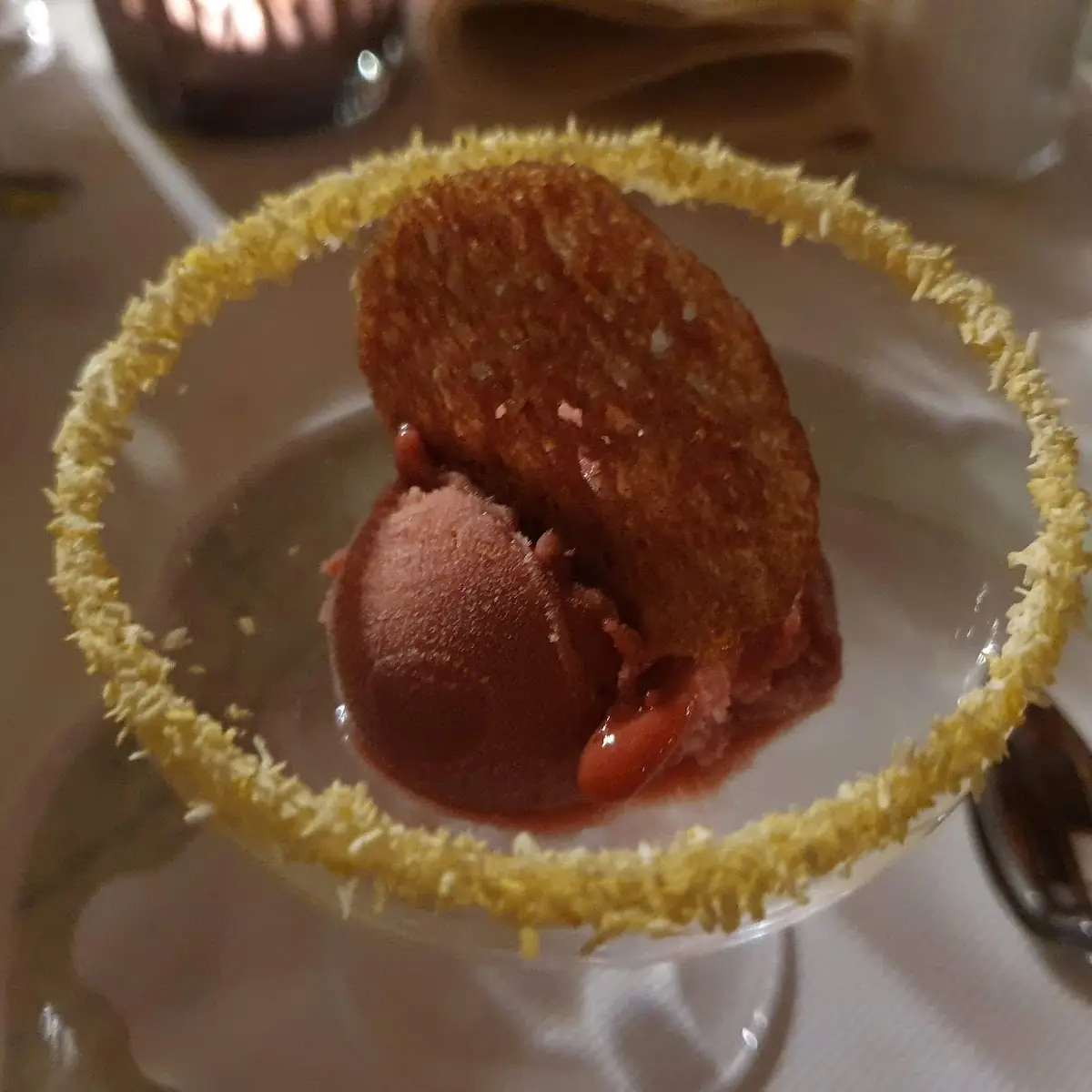 Himbeer Sorbet