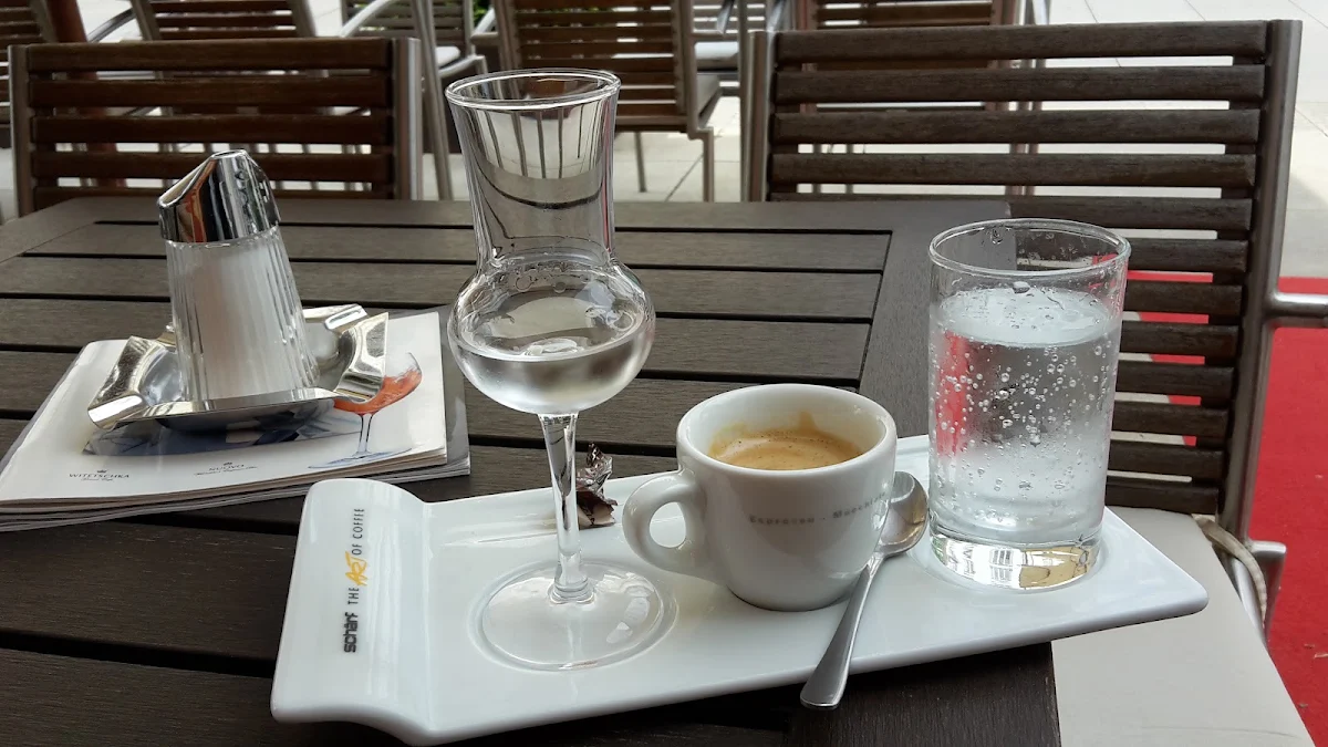 Café Espresso Mit Grappa