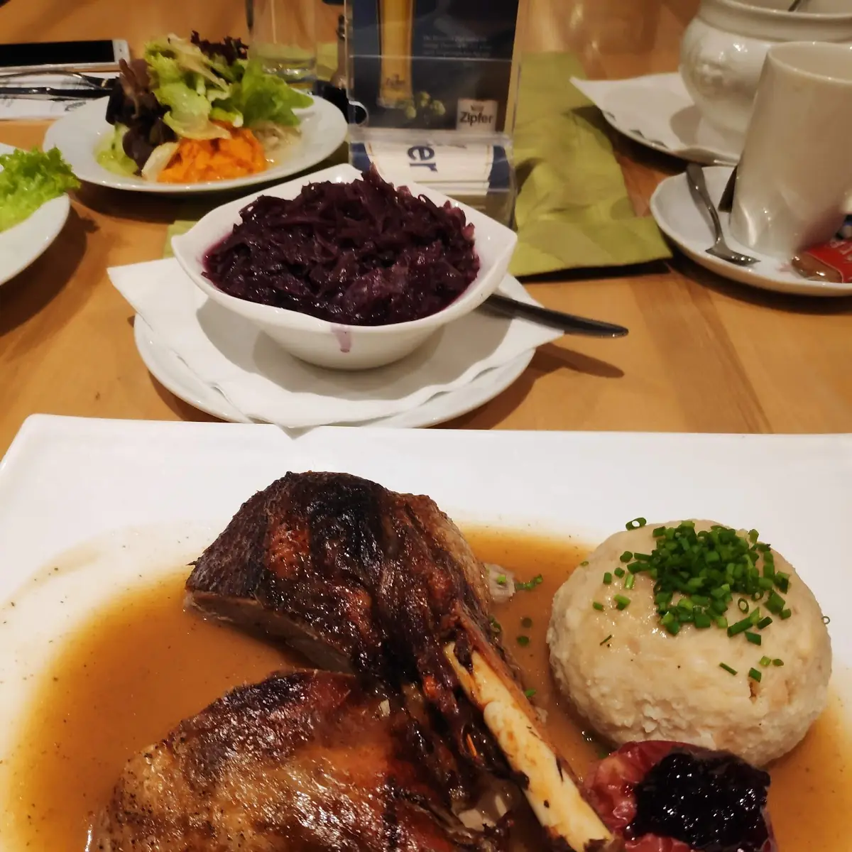 Martinigans Mit Blaukraut