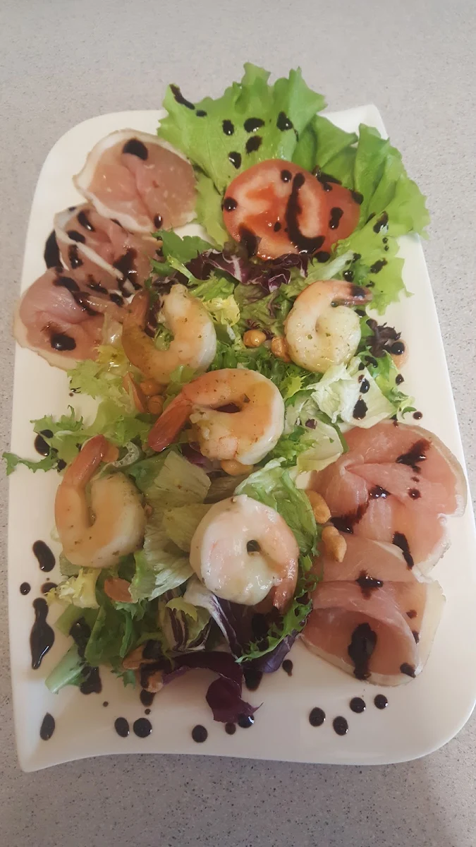 Salat Mit Shrimps