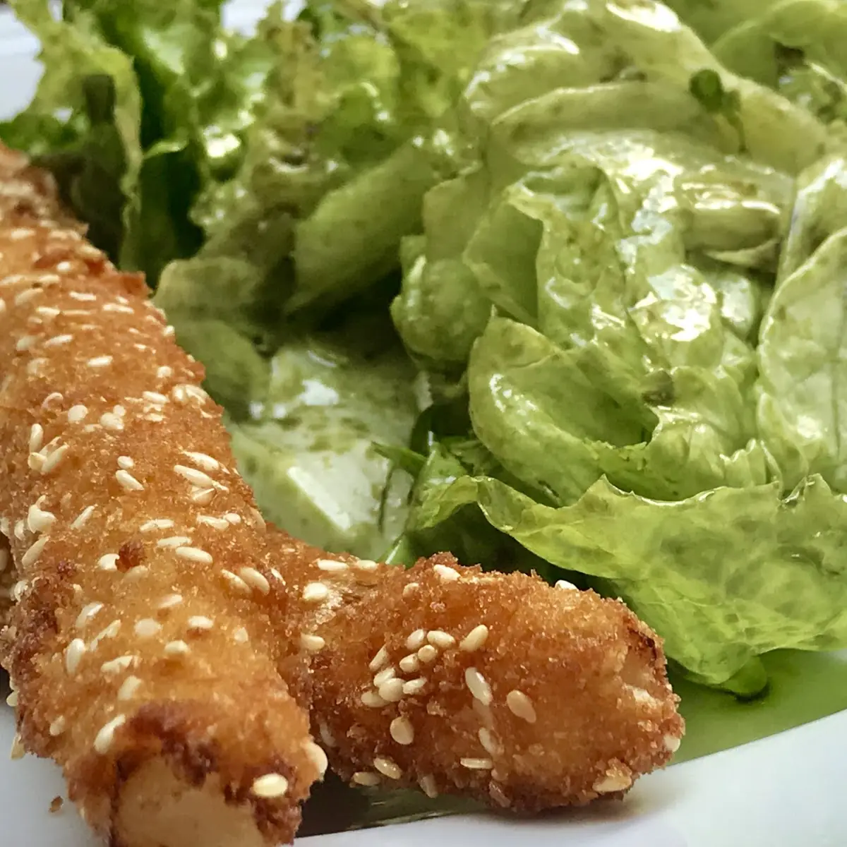Gebackener Spargel In Sesampanier
