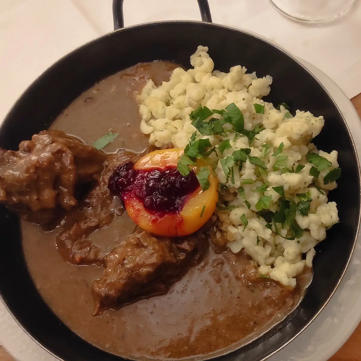 Hausgemachtes Rindsgulasch