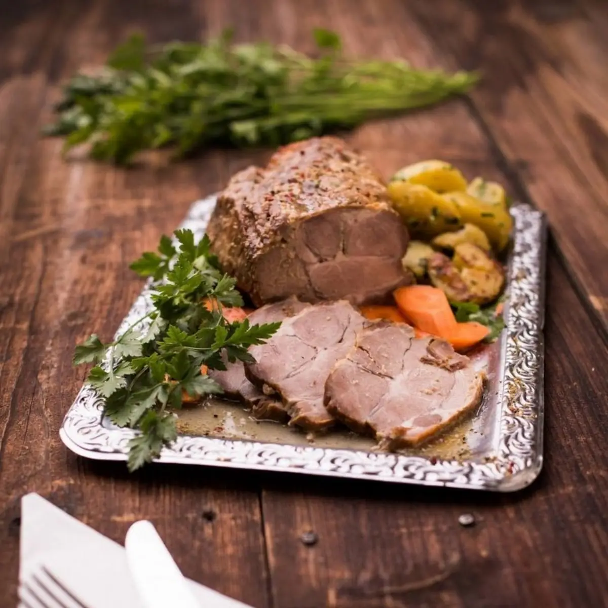 Ofenfrischer Schweinsbraten