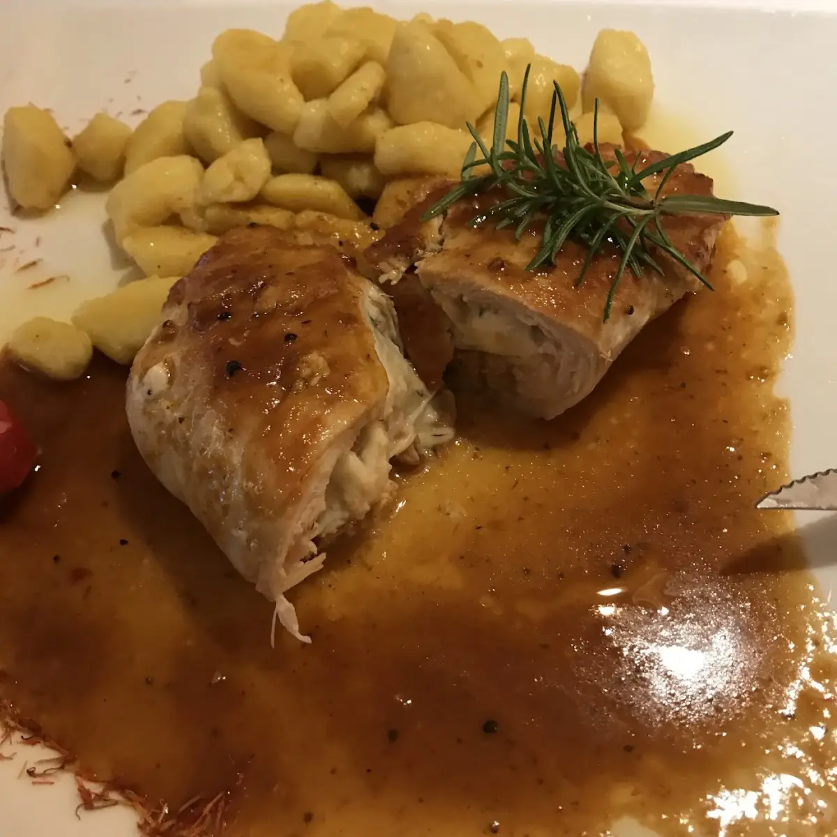 Hühnerbrust Mit Eierschwamerln