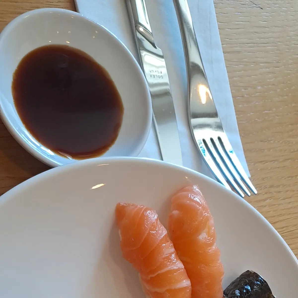 Ein Teil Der Sushi Und Maki Auswahl