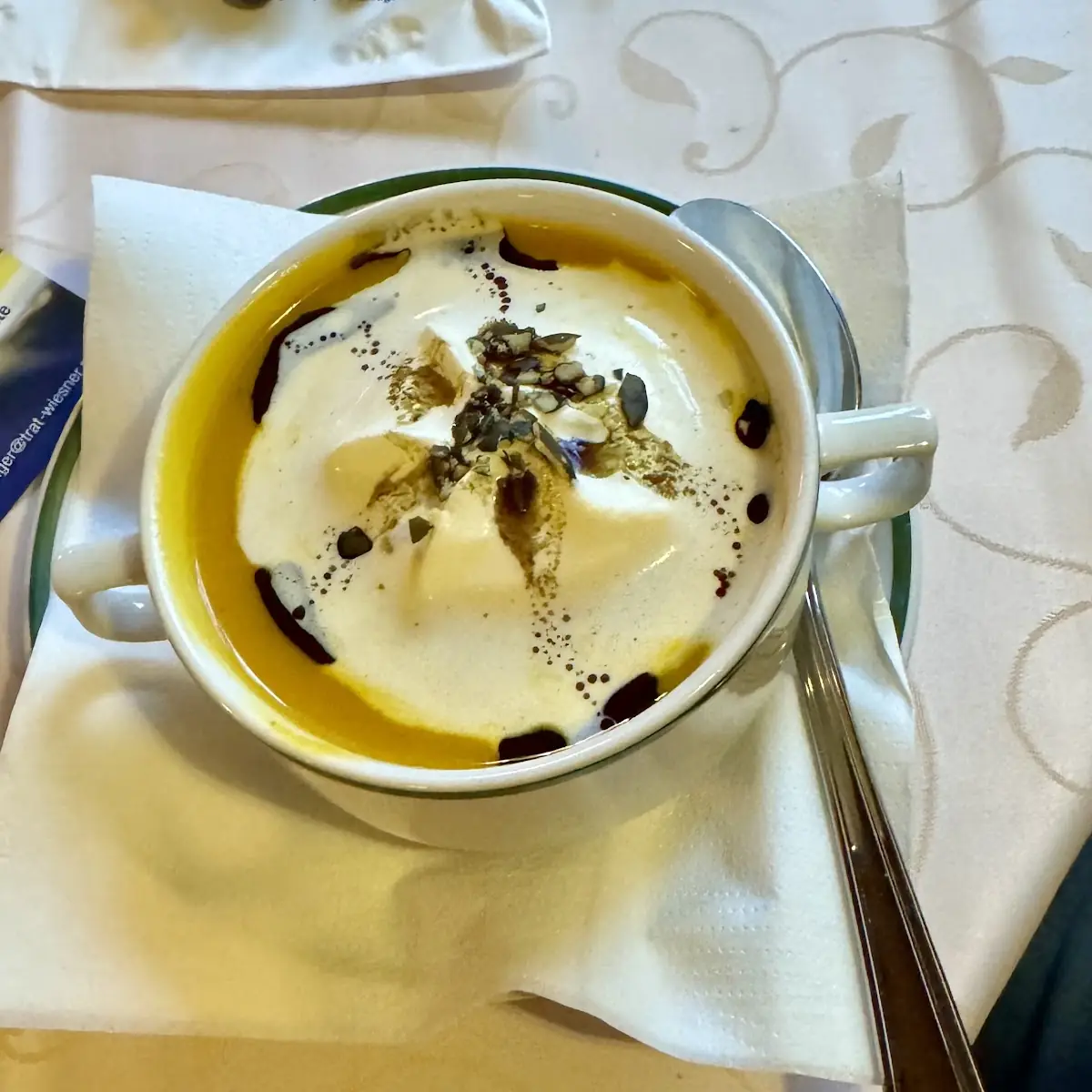 Kürbiscreme Suppe