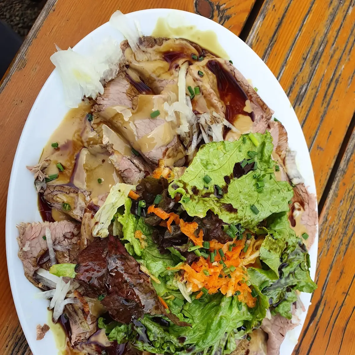 Mariniertes Rindfleisch