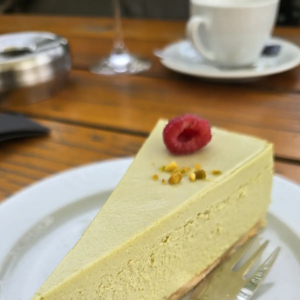 Pistazien-cheesecake