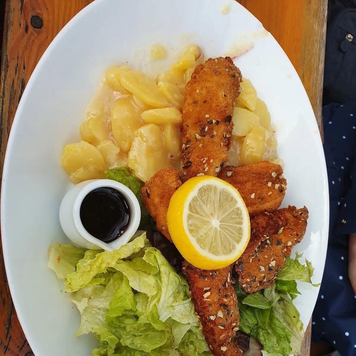 Salat Mit Hühnerstreifen