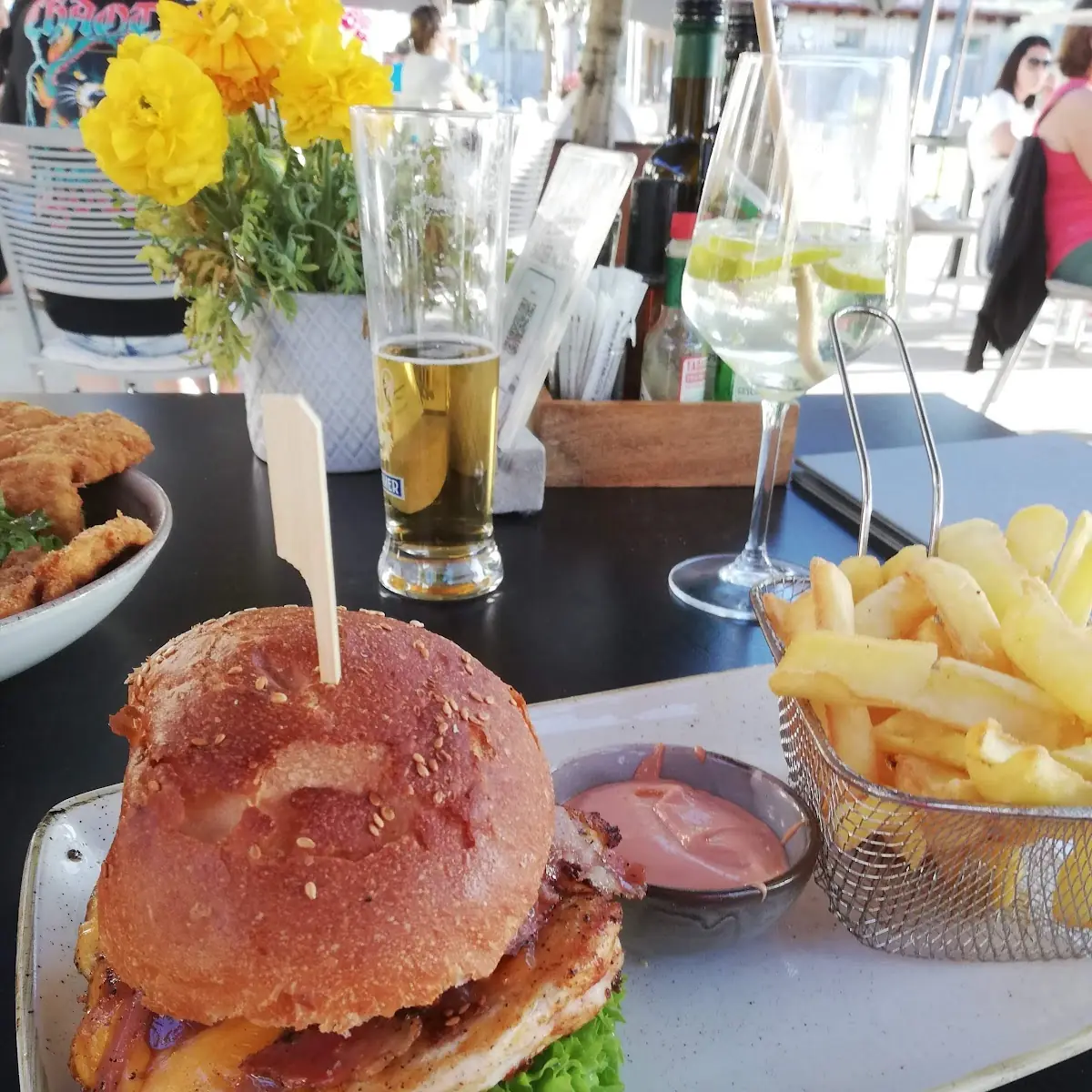 Burger Mit Hühnerfilet