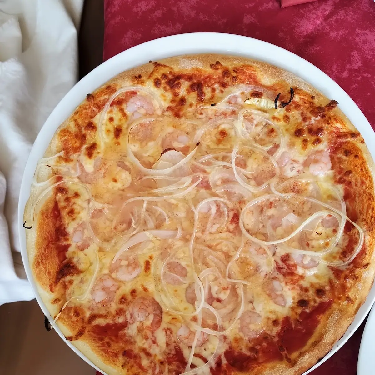Pizza Mit Schrimps