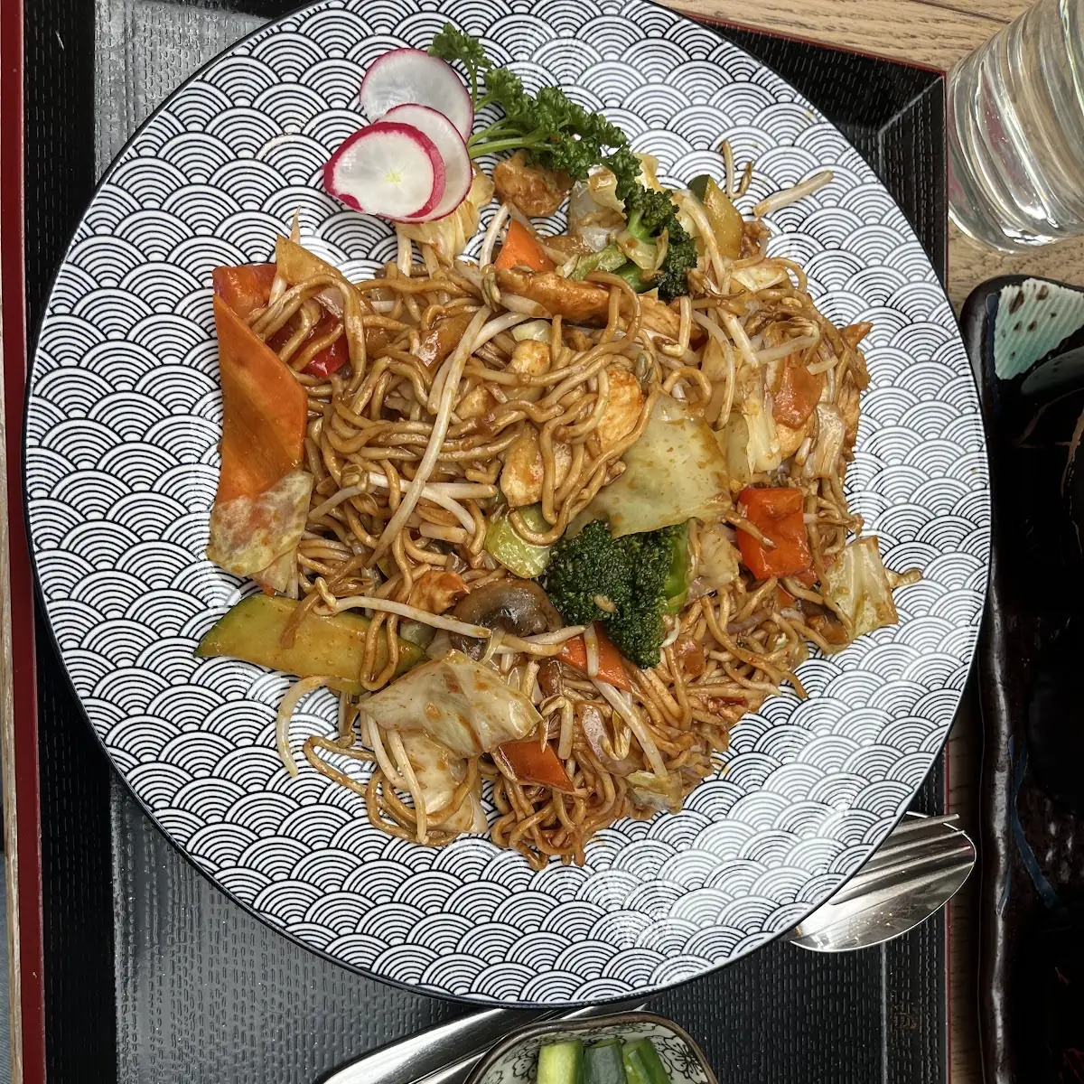 Udon Nudeln Mit Huhn
