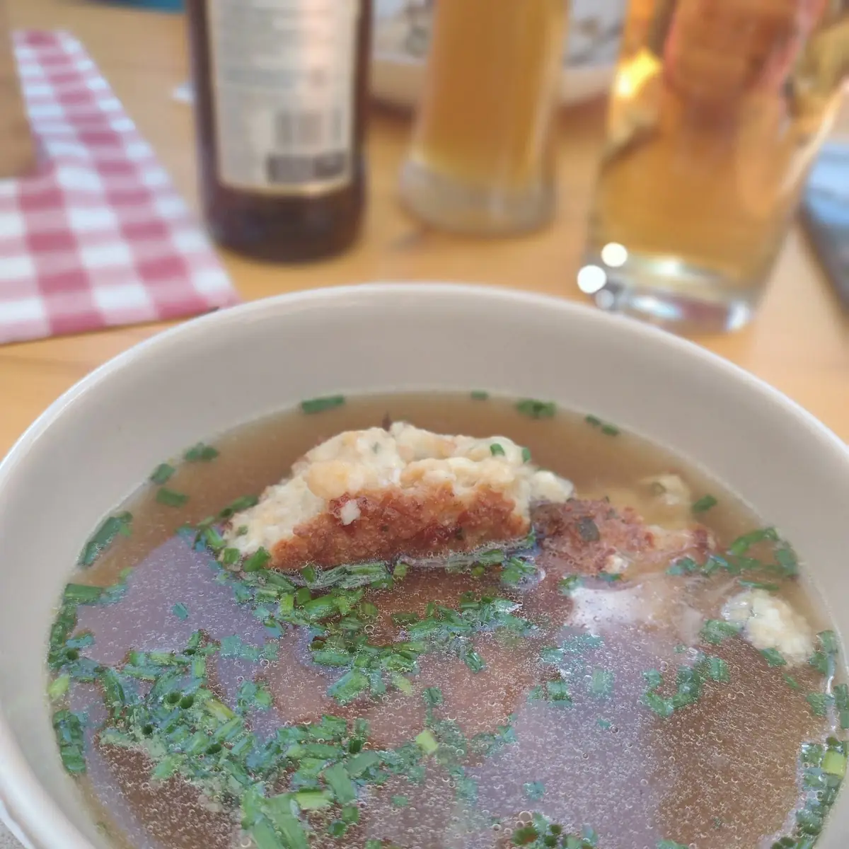 Speckknödelsuppe