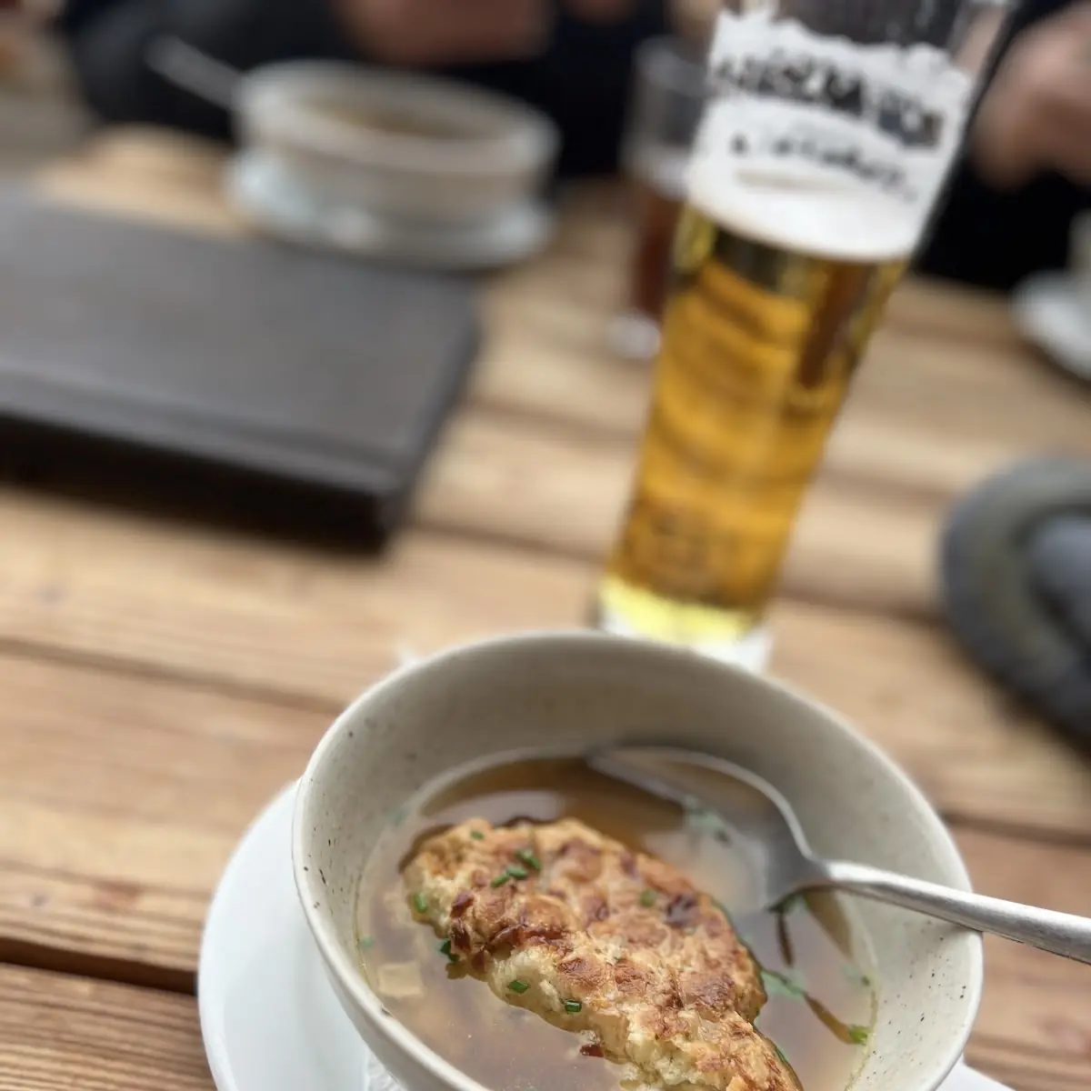 Kaspressknödelsuppe